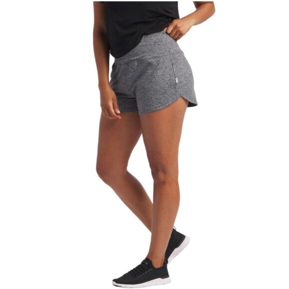 FEAT Women's Heather Gray FlowTech Roam Shorts - Size Small - Picture 1 of 9